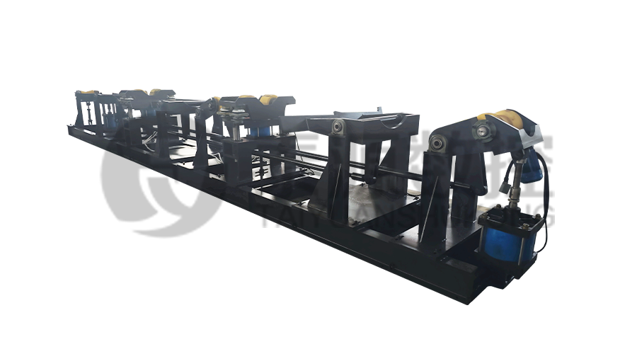 โซลูชั่นวัสดุที่ยาวและหนัก กลไกการโหลดและขนถ่ายอัตโนมัติสำหรับการทำเกลียวท่อ 