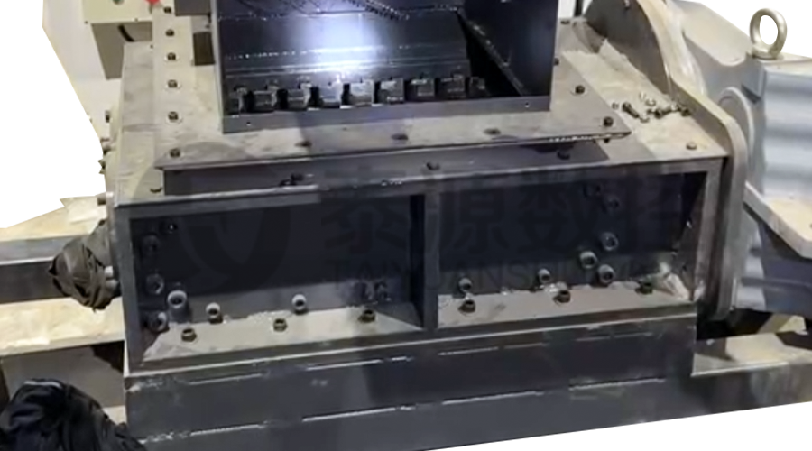 เครื่องบดชิปเหล็กแบบแยกส่วน เครื่องบดที่มีความแข็งแรงสูงสำหรับชิป